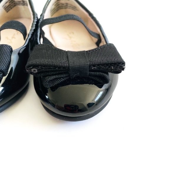 Ruby & Bloom Ballet Flats Toddler Girls Size 5 Black Bow Slip On Party Dress Up - Picture 8 of 15